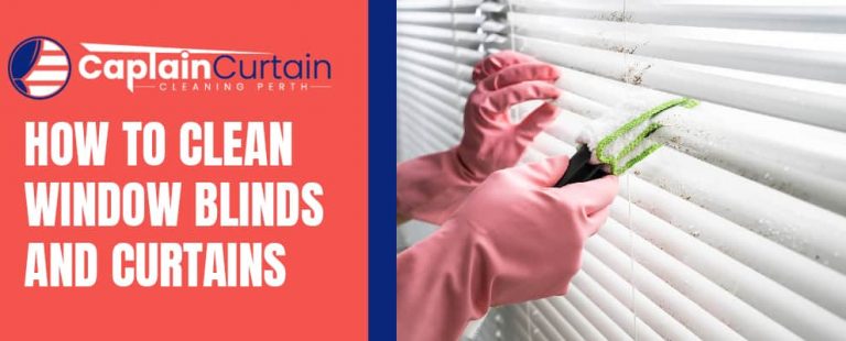 Clean Window Blinds and Curtains